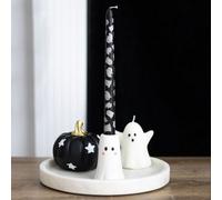 Something Different Sweet Ghost Candle Holder With Taper Candle