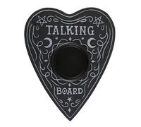 Something Different Talking Board Heart Tealight Holder in Black Something Different Black