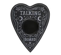 Something Different Talking Board Heart Tealight Holder in Black Something Different Black