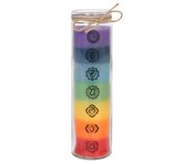 Something Different Tall Chakra Candle Something Different Multicolor