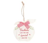Something Different Teachers Like You Apple Hanging Sign (One Size) (Red)