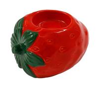 Something Different Tealight Strawberry Candle Holder in Red Something Different Red