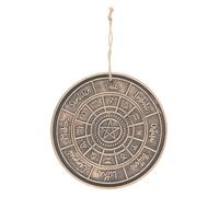 Something Different Terracotta Wheel Of The Year Plaque (One Size) (Bronze)