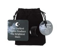 Something Different The Darkest Nights Black Obisidian Moon in a Bag