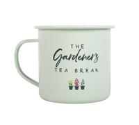 Something Different The Gardener´s Tea Break Enamel Mug in Cream Something Different Cream