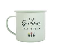 Something Different The Gardener´s Tea Break Enamel Mug in Cream Something Different Cream