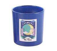 Something Different The Moon Amethyst Crystal Candle & Holder in Blue Something Different Blue
