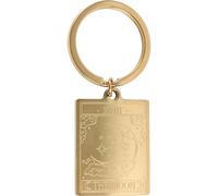 Something Different The Moon Tarot Vintage Keyring in Gold Something Different Gold One Size
