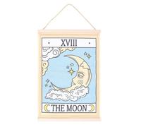 Something Different The Moon Vintage Tarot Wall Hanger in Off-White Something Different Off-White