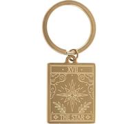 Something Different The Star Tarot Keyring in Gold Something Different Gold One Size
