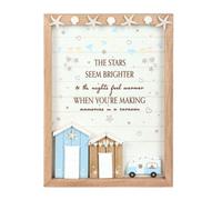 Something Different The Stars Seem Brighter Caravan Plaque Multicoloured (One Size)