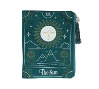Something Different The Sun Zipper Pouch in Green Something Different Green