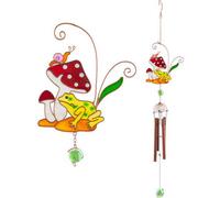 Something Different Toadstool Windchime For Garden Decor