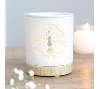Something Different Tree Of Life Oil Burner in White Something Different White