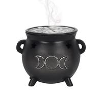 Something Different Triple Moon Cauldron Incense Cone Holder