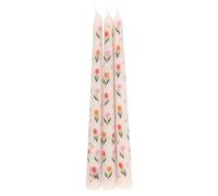 Something Different Tulip Taper Candle (Pack of 3) in White Something Different White
