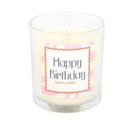 Something Different Vanilla Cake Happy Birthday Scented Candle Transparent (One Size)