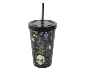 Something Different Venom & Vines Printed TumblerOne Size Black SD9958