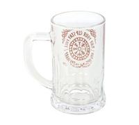 Something Different Viking Comp Gl Tankard And Coaster Set Clear/brown (One Size)