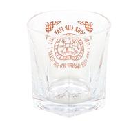 Something Different Viking Compass Lowball Glass & Coaster Set in Clear Something Different Clear