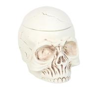 Something Different Weathered Skull Oil Burner Set in White Something Different White