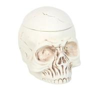 Something Different Weathered Skull Oil Burner Set in White Something Different White