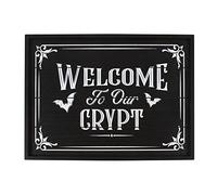 Something Different Wall Plaque – Welcome to Our Crypt – Black