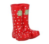 Something Different Wellington Boots Plant Pot Red/white (One Size)