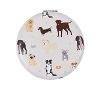 Something Different WH_59022 Compact Mirror | Wags and Whiskers Dog | 1pc, Multicolor