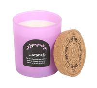 Something Different Wheel Of The Year Cinnamon Orange Lammas Candle in Pale Lilac Something Different Pale Lilac