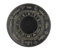 Something Different Wheel Of The Year Tea Light Holder (One Size) (Black/Gold)