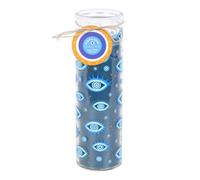 Something Different White Rose All Seeing Eye Tube Candle in Blue Something Different Blue