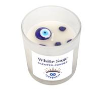 Something Different White Sage All Seeing Eye Scented Candle in Off-White Something Different Off-White