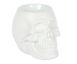 Something Different White Skull Oil Burner For Aromatherapy