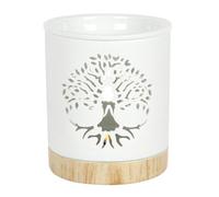Something Different White Tree Of Life Cut Out Oil Burner