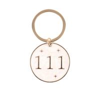 Something Different Wholesale 111 Angel Number Keyring - Spiritual Guidance Accessory, Trust Your Gut Intuition Reminder