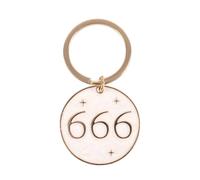 Something Different Wholesale 666 Angel Number Keyring - Spiritual Guidance Accessory, Universe Reflection Reminder