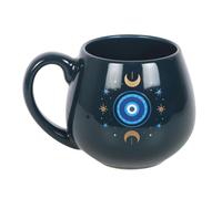 Something Different Wholesale All Seeing Eye Ceramic Mug | Celestial Coffee Mug | Dishwasher Safe | Mystical Gift | Moon and Stars Design