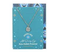 Something Different Wholesale All Seeing Eye Necklace | Celestial Pendant on Gift Card | Gold Stainless Steel | Witchy Jewellery Gift