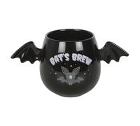 Something Different Wholesale Bat's Brew Bat Wing Mug - Spooky & Cute Ceramic Mug for Goth Enthusiasts - 450ml Capacity - Handwash Only - Unique Halloween Gift for Coffee Lovers