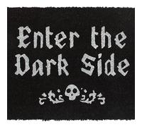 Something Different Wholesale Black Coir Doormat: Gothic Welcome to the Dark Side - High Traffic Entry Rug