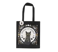 Something Different Wholesale Black Magick Cat Energy Tote Bag | Reusable Shopping Bag | 38.5x33.8 cm