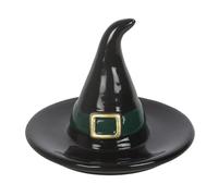 Something Different Wholesale BLACK WITCH HAT TRINKET DISH | Decorative Tableware | Gift Ready | 8x11x11cm