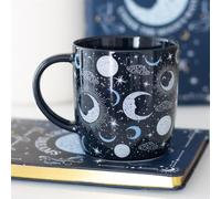 Something Different Wholesale Blue Moon Print Mug - Ceramic Coffee and Tea Cup with Lunar Design