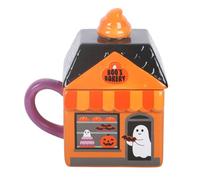 Something Different Wholesale Boo's Bakery Lidded Mug | Ceramic Novelty Coffee Cup with Lid