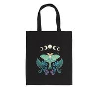 Something Different Wholesale British-Made Luna Moth Eco-Friendly Tote Bag - Sustainable Reusable Grocery Bag with Butterfly Print - Cotton Shopping at its Finest