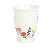 Something Different Wholesale British Wildflower Pedestal Mug with Daisy and Violet Design