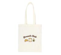 Something Different Wholesale Brunch Club Embroidered Tote Bag | Stylish Reusable Shopping Bag