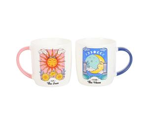 Something Different Wholesale Celestial Dreams Tea Ritual Set: Tarot-Inspired Sun and Moon Mug Duo Unique Home Decor, Gift for Dreamers