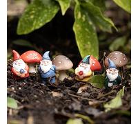 Set of 4 Mini Mushroom Plant Pot Pals